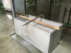 赤城神社の手水舎