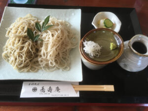 川渡温泉の手打ち蕎麦（蕎寿庵）