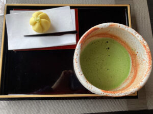 茶寮かだんのお抹茶