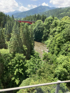 秋田内陸縦貫鉄道（秋田内陸線）の車窓