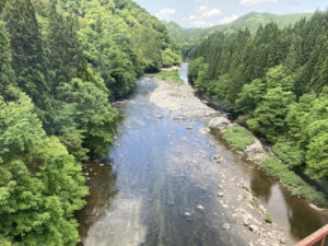 秋田内陸縦貫鉄道（秋田内陸線）の車窓