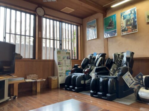 蒸し湯の内部