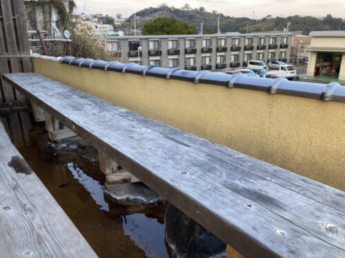 道の駅かんなわの足湯