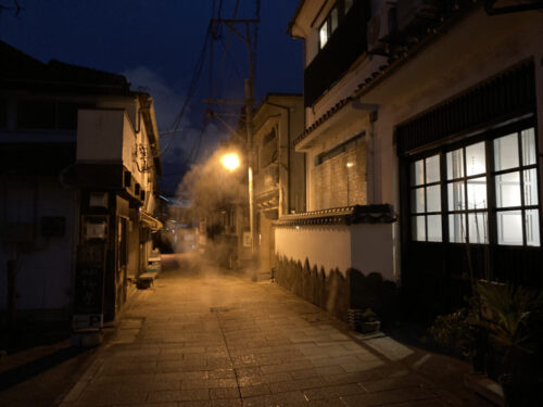 鉄輪温泉の夜景