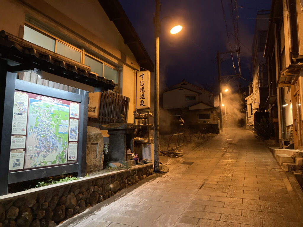 鉄輪温泉の夜景
