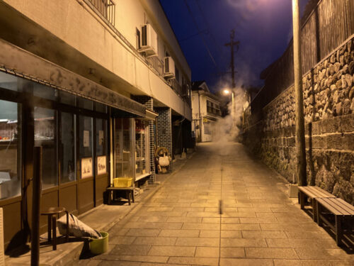 鉄輪温泉の夜景