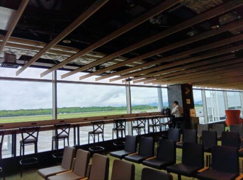 阿蘇熊本空港の出発ロビー