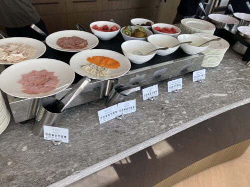 シェラトン鹿児島のクラブラウンジの朝食