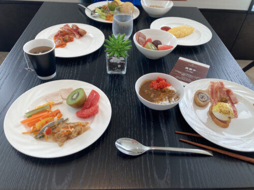 シェラトン鹿児島のクラブラウンジの朝食