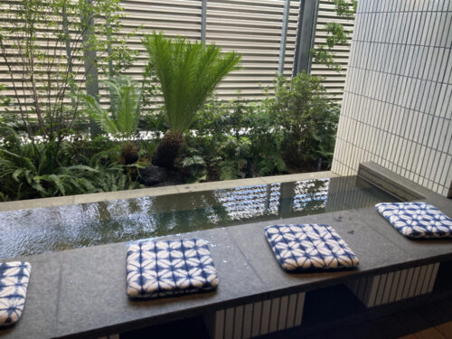 シェラトン鹿児島の足湯