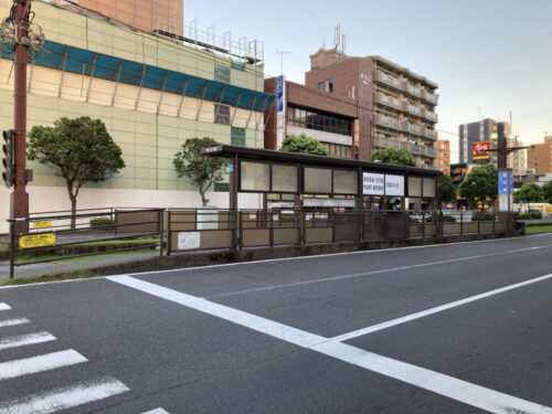 路面電車「武之橋駅」
