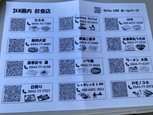 フェアフィールド･バイ･マリオット･福岡うきは周辺の飲食店一覧