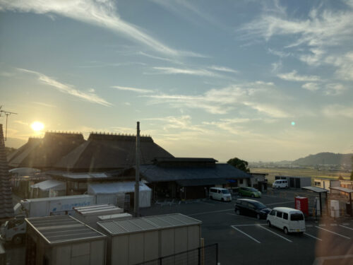 フェアフィールド･バイ･マリオット･福岡うきはの部屋から見える朝の景色