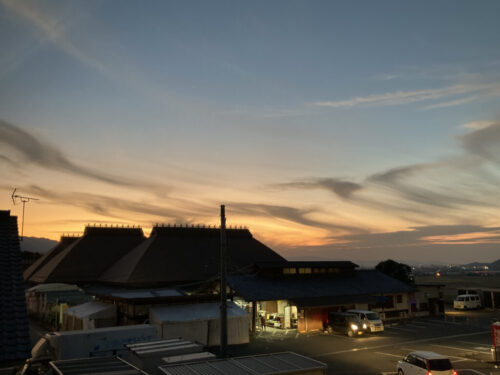 フェアフィールド･バイ･マリオット･福岡うきはの部屋から見た夕景