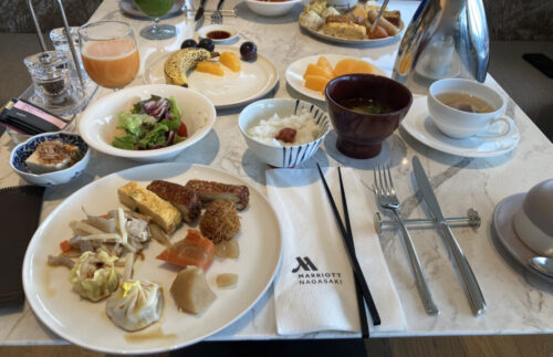 長崎マリオットホテルのモーニング（朝食）