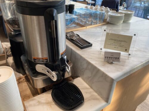 シャラトン鹿児島・Daily Socialの朝食（モーニング）のお持ち帰りコーヒー