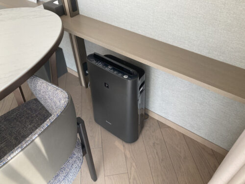 長崎マリオット、コーナースイート（キング）の空気清浄機（プラズマクラスター）