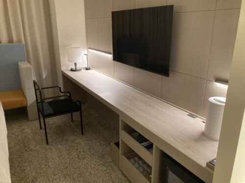 ホテルイル・パラッツォ（福岡）の部屋のデスク