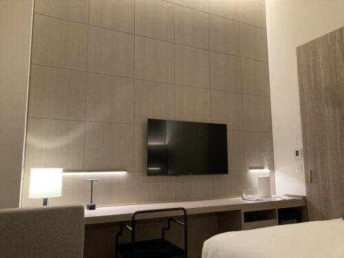 ホテルイル・パラッツォ（福岡）の部屋のテレビ