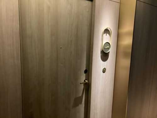 大阪ステーションホテルオートグラフコレクションの部屋（シグネチャーキング）のドア