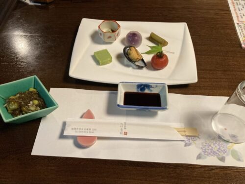 割烹旅館みはる荘の料理（夕食ディナー）
