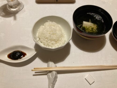 利休の個室懐石