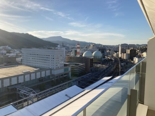プレミアム稲佐山ビューバルコニー（1キング）からの眺め
