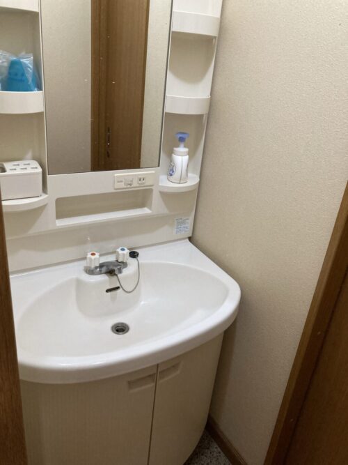 湯ノ本温泉　旅館千石荘の洗面台