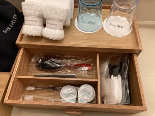 フェアフィールド・バイ・マリオット札幌の部屋のアメニティ