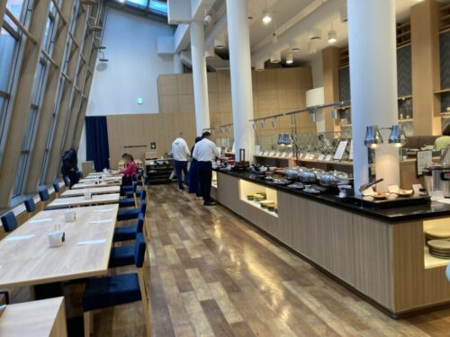 フェアフィールド・バイ・マリオット札幌の朝食ビュッフェ会場