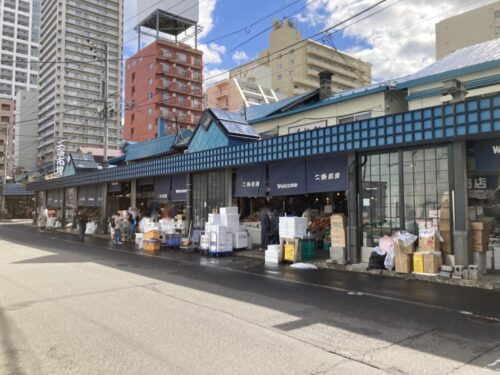 フェアフィールド・バイ・マリオット札幌の周辺散歩（二条市場）