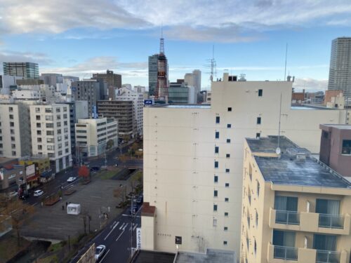フェアフィールド・バイ・マリオット札幌のツインルームからの眺め