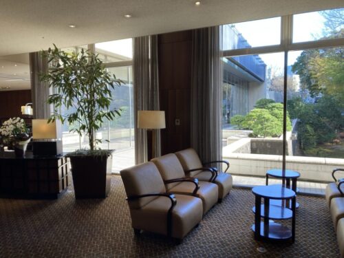 シェラトン都ホテル東京のフロントロビー