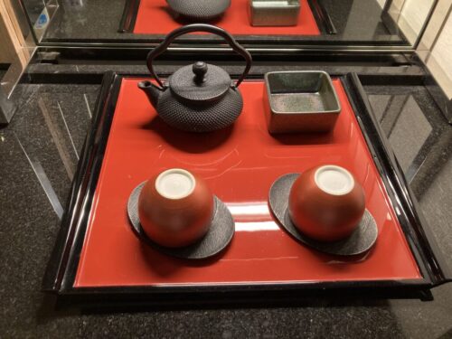 シェラトン都ホテル東京の部屋の茶器