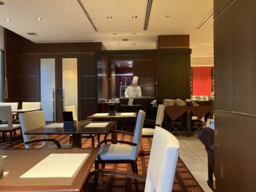 シェラトン都ホテル東京の四川の朝食（モーニング）風景