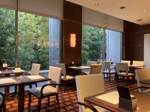 シェラトン都ホテル東京の四川の朝食（モーニング）風景