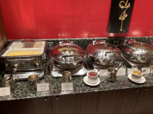 シェラトン都ホテル東京の四川の朝食（モーニング）風景