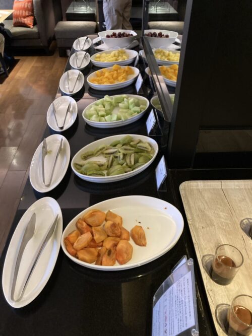 シェラトン都ホテル東京のクラブラウンジ（シェラトンクラブ）の朝食