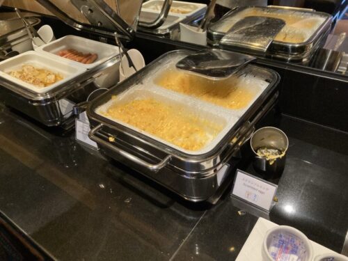 シェラトン都ホテル東京のクラブラウンジ（シェラトンクラブ）の朝食