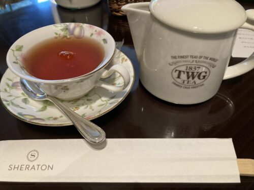 シェラトン都ホテル東京のラウンジバンブーのTWG 紅茶