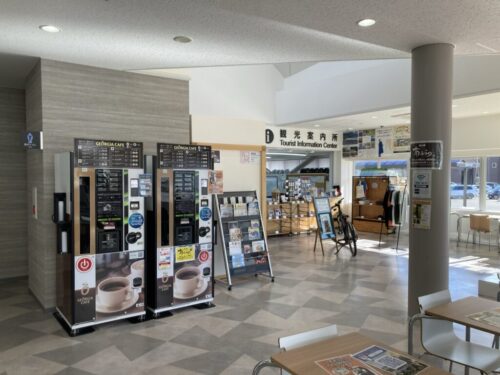 道の駅南ふらのの内観(観光案内所)