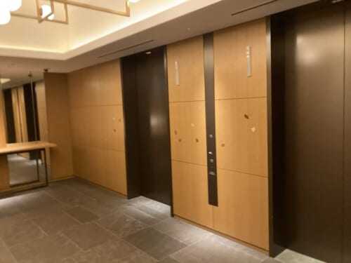 ウェスティンホテル新横浜の1階エレベーターホール