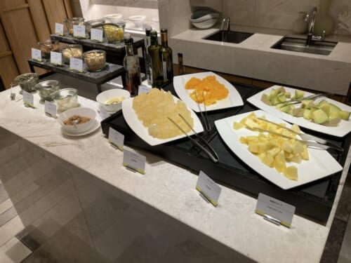 ウェスティンホテル新横浜のパシフィック・テーブル（朝食モーニング）のフルーツ