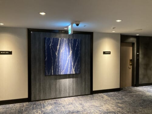 シェラトン都ホテル東京の翠プレミアムデラックスルームフロア